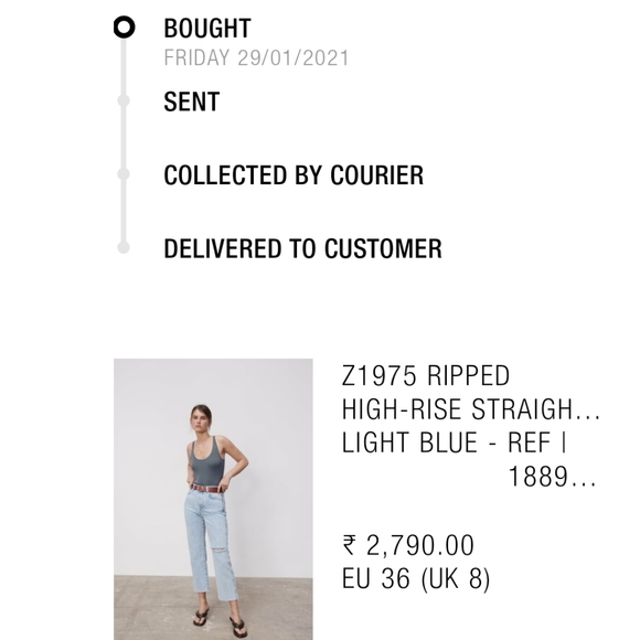 (NWOT) Zara Jeans - Picture 5 of 5